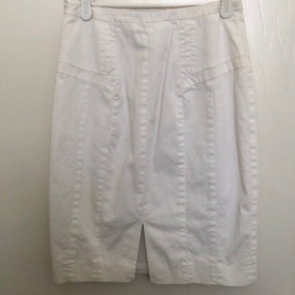Express Design Studio White Pencil Skirt - Picture 2 of 2